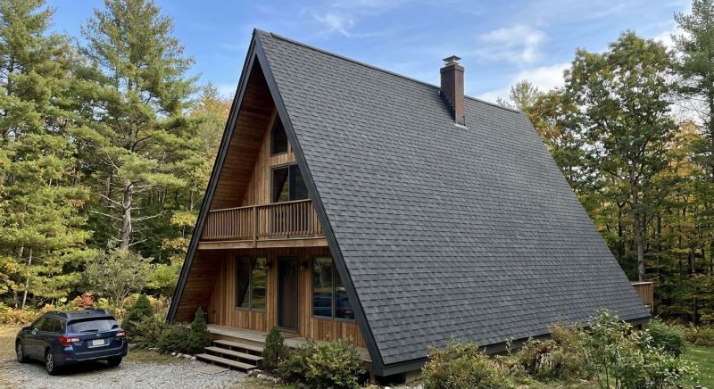 A Frame Roof Installation in Coweta County, GA