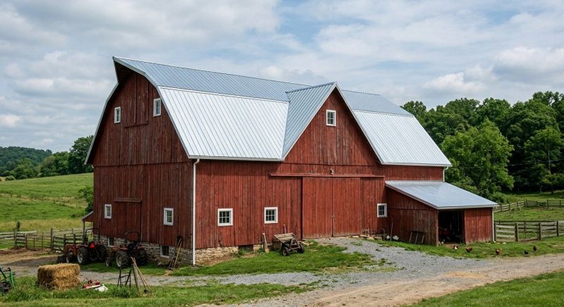 Barn Roof Replacement in Coweta County, GA