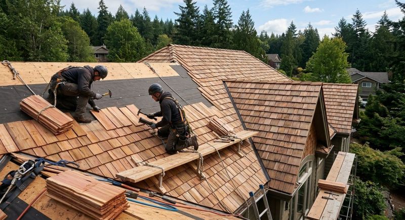 Cedar Roof Installation in Carroll County, GA