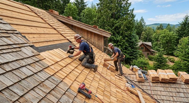 Cedar Roof Installation in Newnan, GA