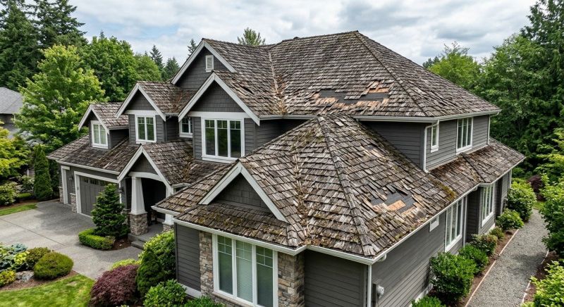 Cedar Roof Replacement in Union City, GA