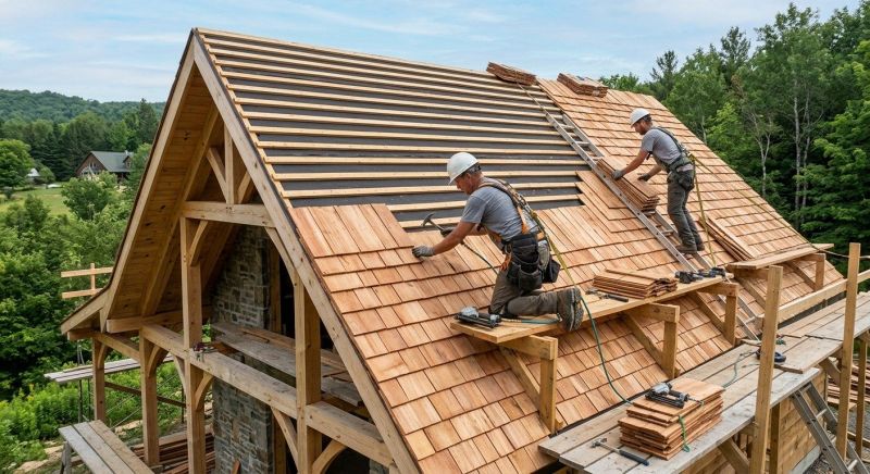 Cedar Shake Roof Construction in Fayette County, GA