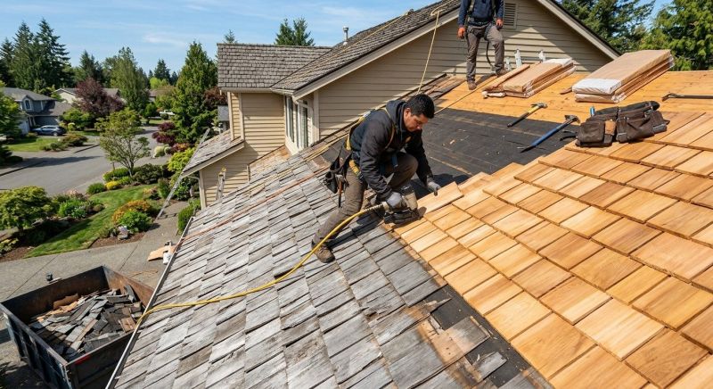 Cedar Shingles Replacement in Coweta County, GA