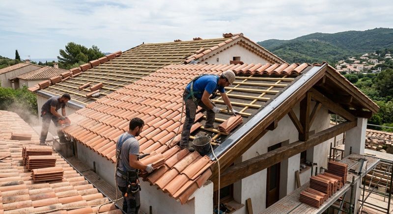 Clay Roof Installation in Gay, GA