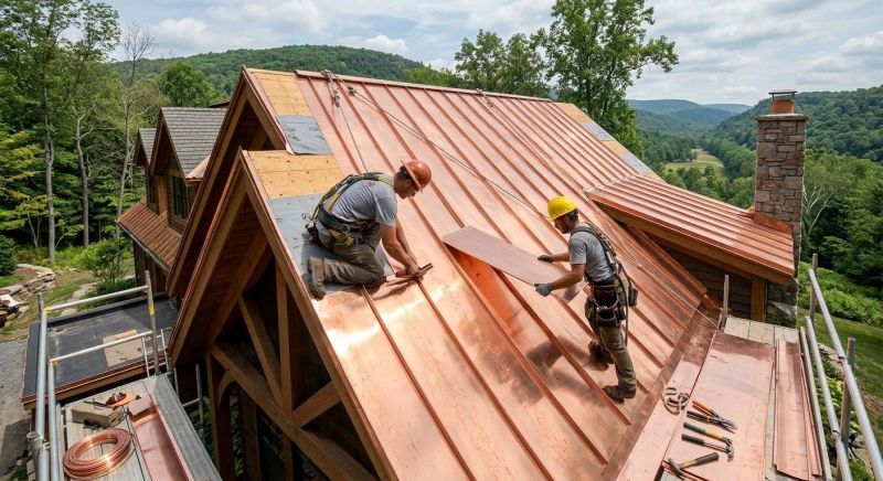 Copper Roof Installation in Coweta County, GA