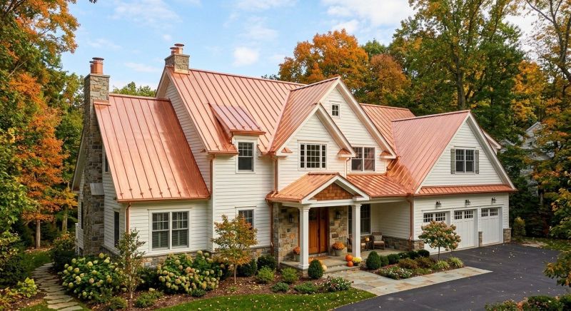 Copper Roof Replacement in Coweta County, GA