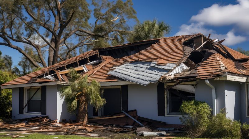Damaged Roof Replacement in Newnan, GA