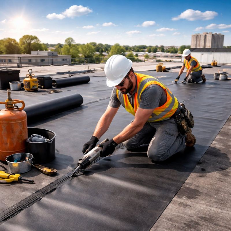 Epdm Roof Installation in Coweta County, GA