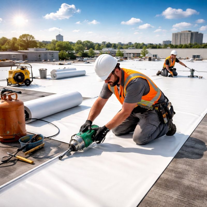Epdm Roof Installation in Tyrone, GA