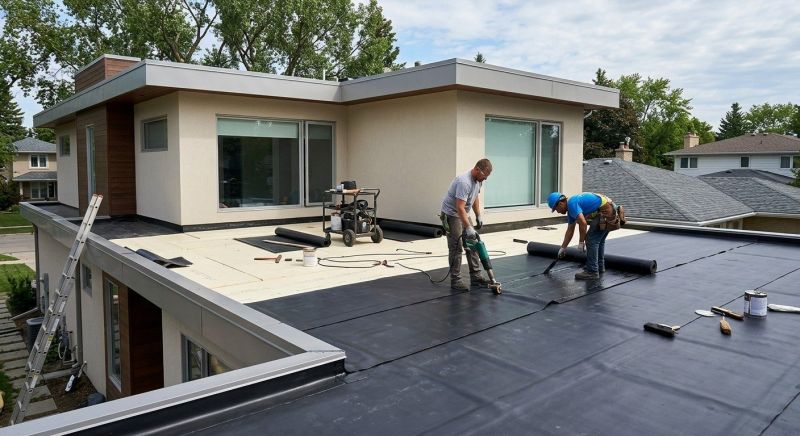 Flat Roof Construction in Coweta County, GA