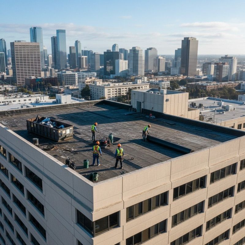 Flat Roof Replacement in Douglasville, GA