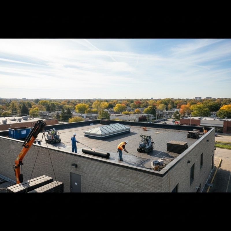 Flat Roof Replacement in Newnan, GA