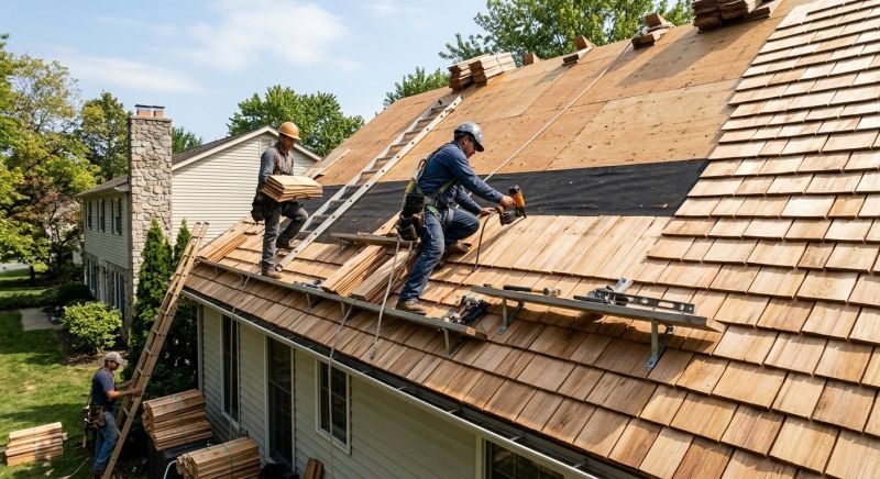 Shake Roof Replacement in Union City, GA