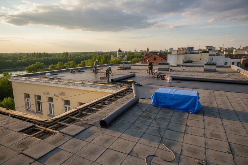 Single Ply Roof Replacement in Senoia, GA
