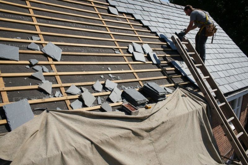 Slate Roof Replacement in Brooks, GA