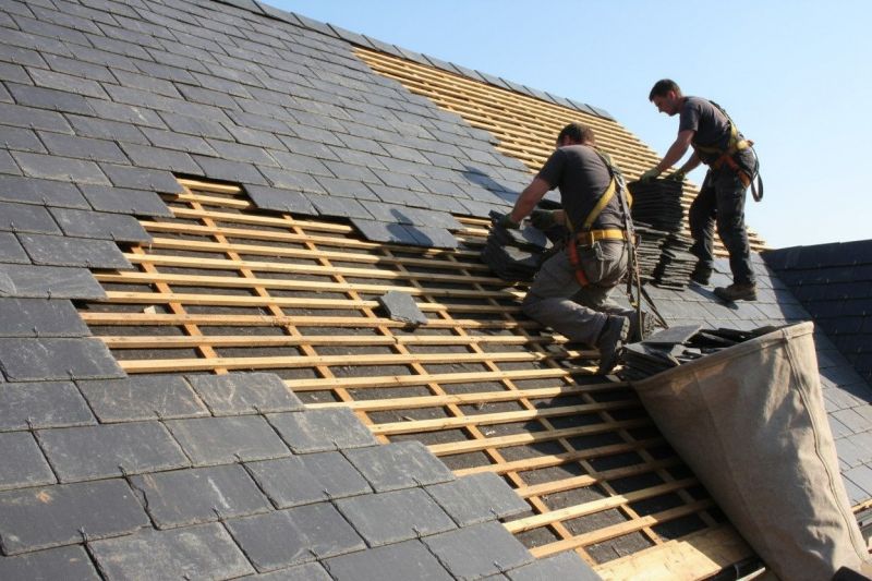 Slate Roof Replacement in Union City, GA
