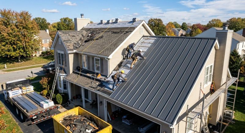 Steel Roof Replacement in Coweta County, GA