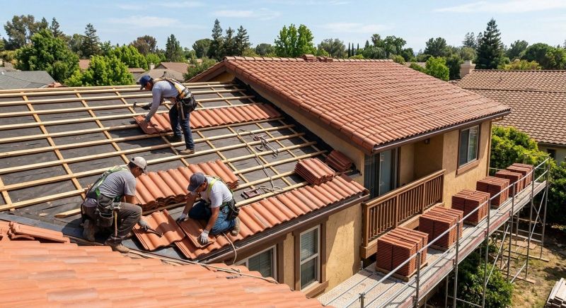 Tile Roof Installation in Union City, GA
