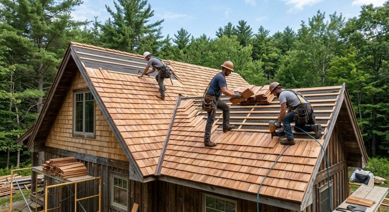 Wood Roofing Installation in Fayetteville, GA