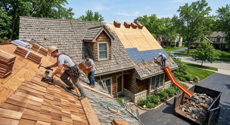 Wood Shake Roof Replacement in Douglas County, GA